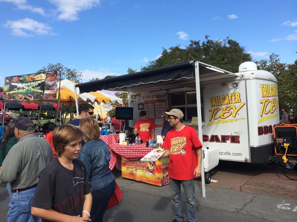 Serving at the Vienna Oktoberfest!