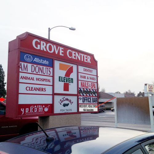Look for us at The Grove shopping center.