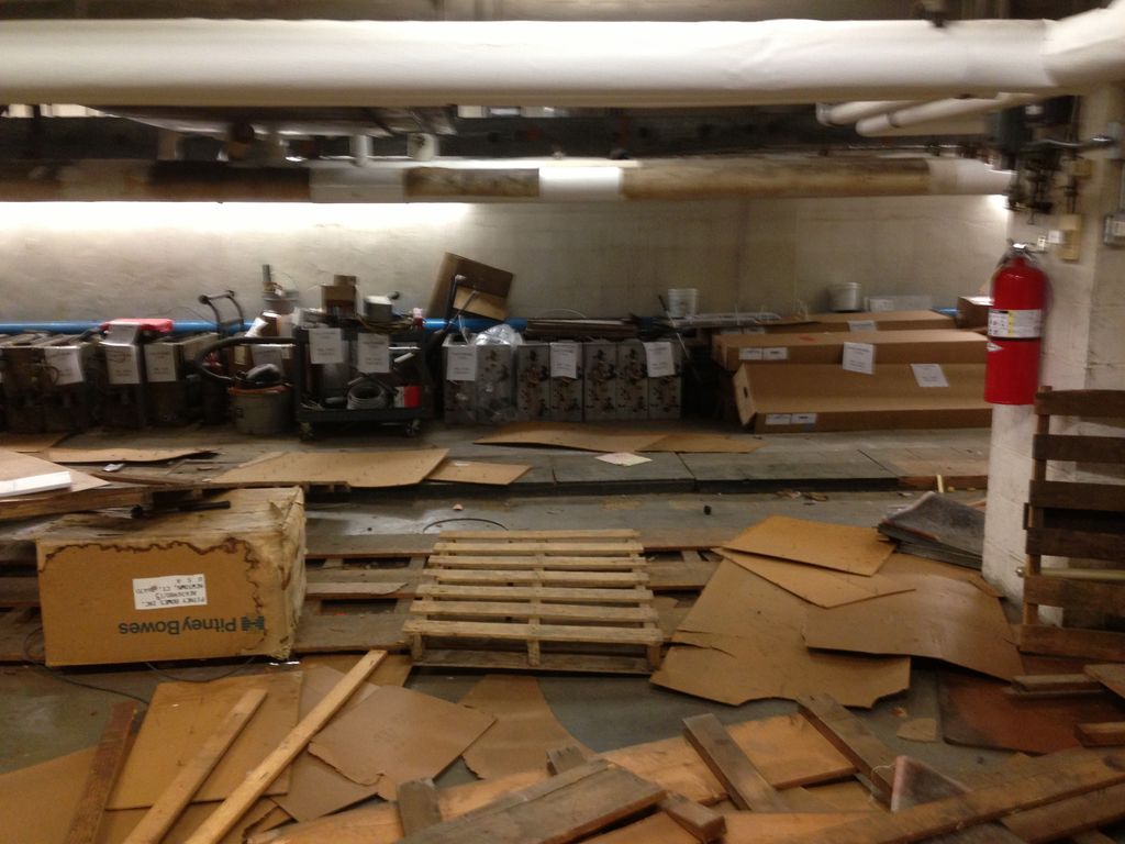 Hauled away over 4000 pounds of paper and books  f