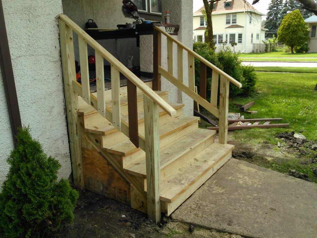 New front steps