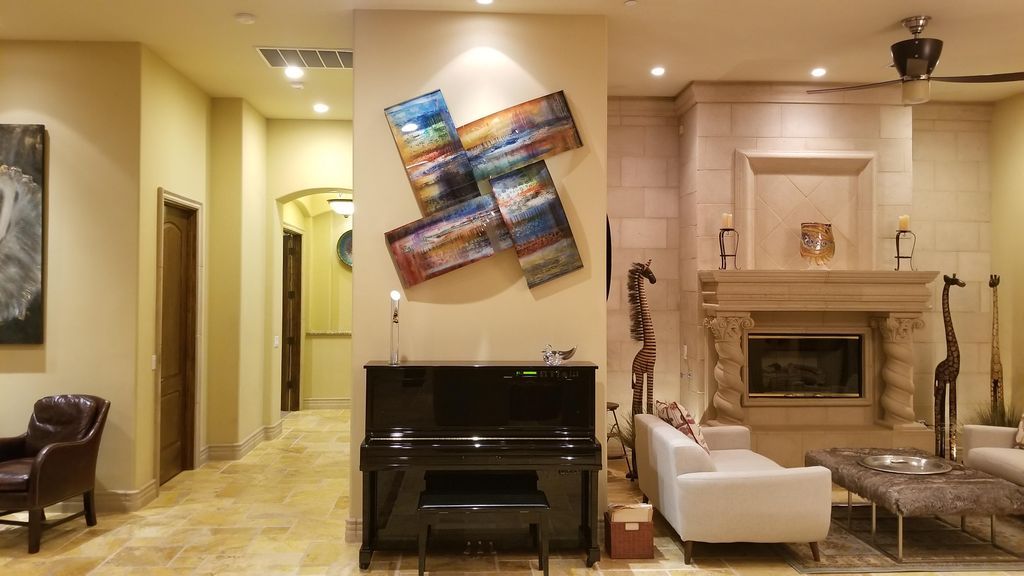 large art mounting