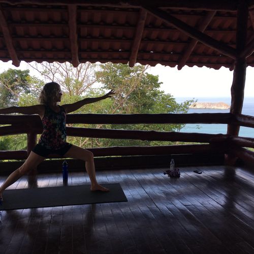 Yoga in Costa Rica.