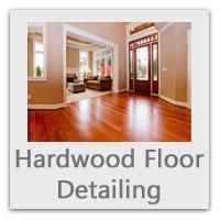 Hardwood floors are professionally cleaned and wax