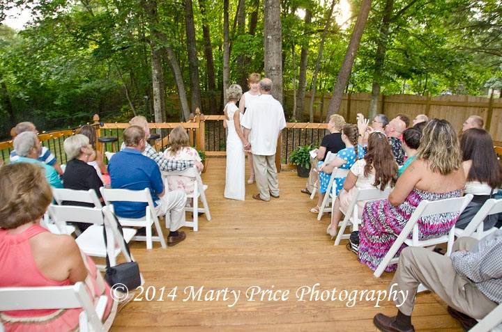Amy and Jeff's backyard wedding