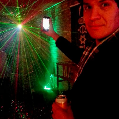 My laser and fog at an Irie Vibes fundraiser.