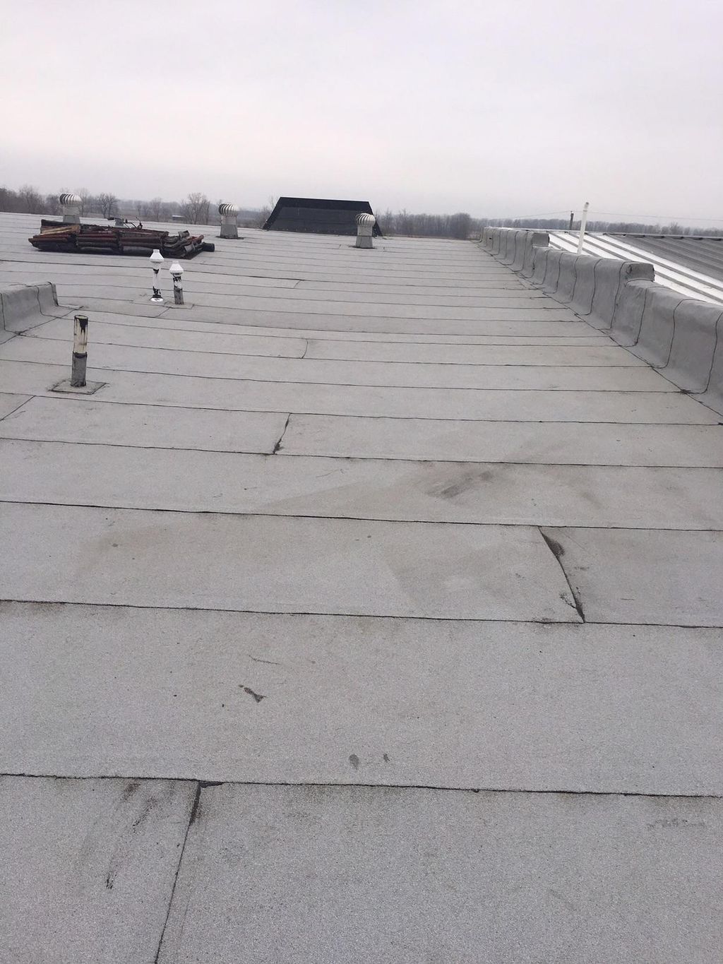 Modified membrane roof 