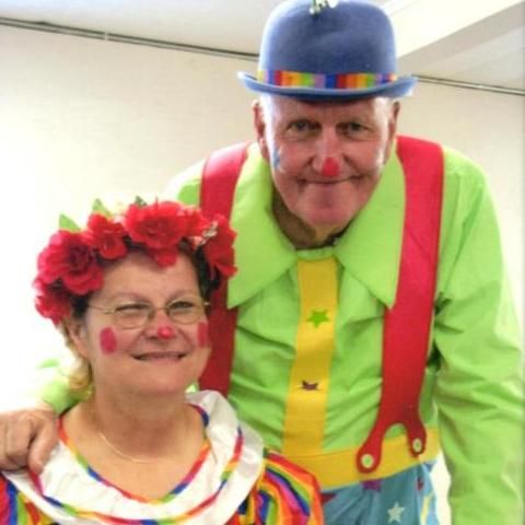 Mr. and Mrs. Glory Clown