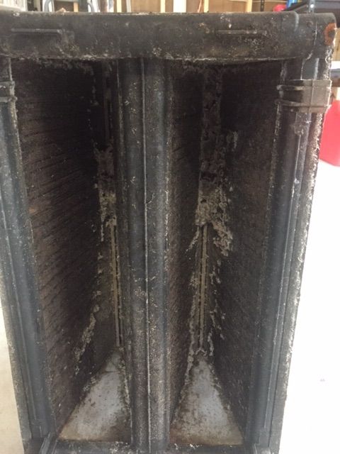 Dirty coil (before)