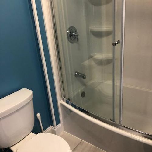 Curved Shower Doors  Bathroom Renovation