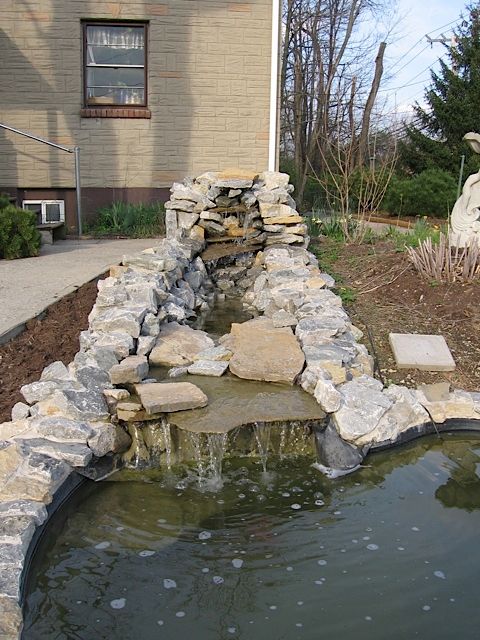 Garden pond design, repair, and construction