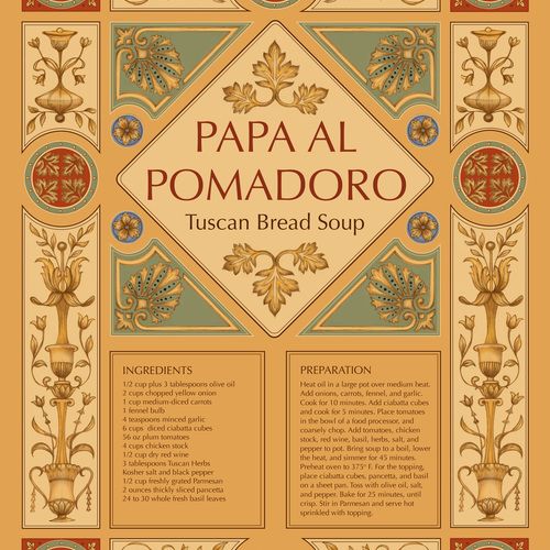 "Papa al Pomadoro" 
Advertisement poster
Graphite 