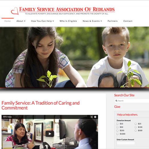 Redlands Family Services Website
(Done Under Creat