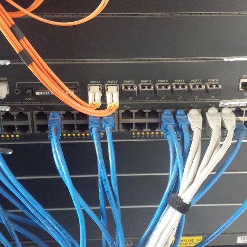 School Network Diagnostics/ Fiber Optic cable Fix