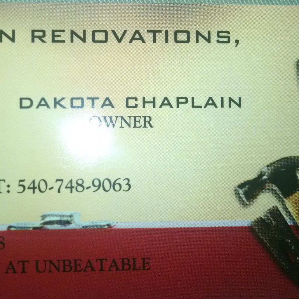 Chaplain Renovations