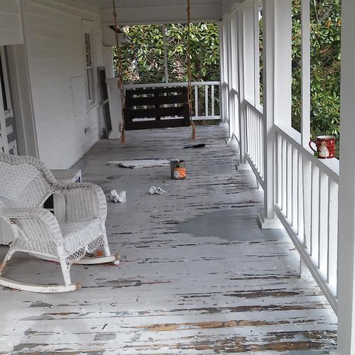 Old Porch - BEFORE