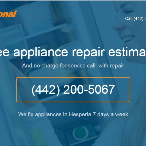 Hesperia Professional Appliance Repair
When Applia