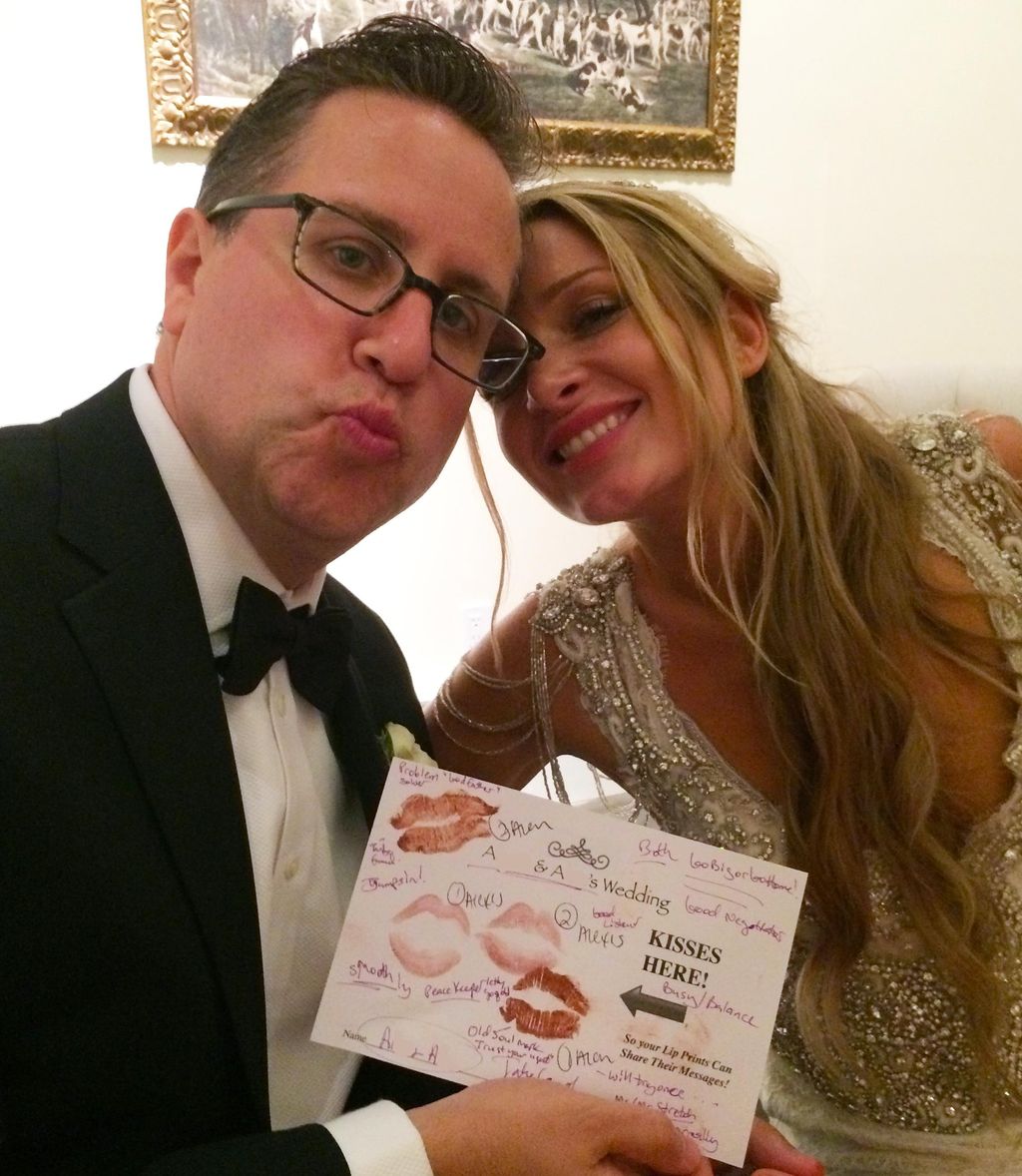 Wedding Reception - Couple's Lip Print Reading