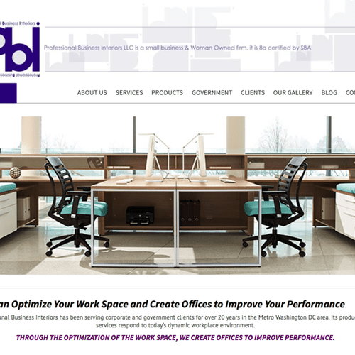 Business Interiors Company Redesign