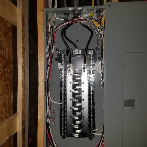Electrical panel for rehab project. 