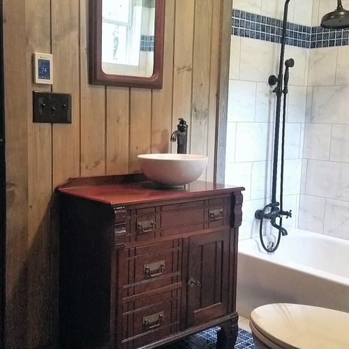 Bathroom in Lake Lure 2016