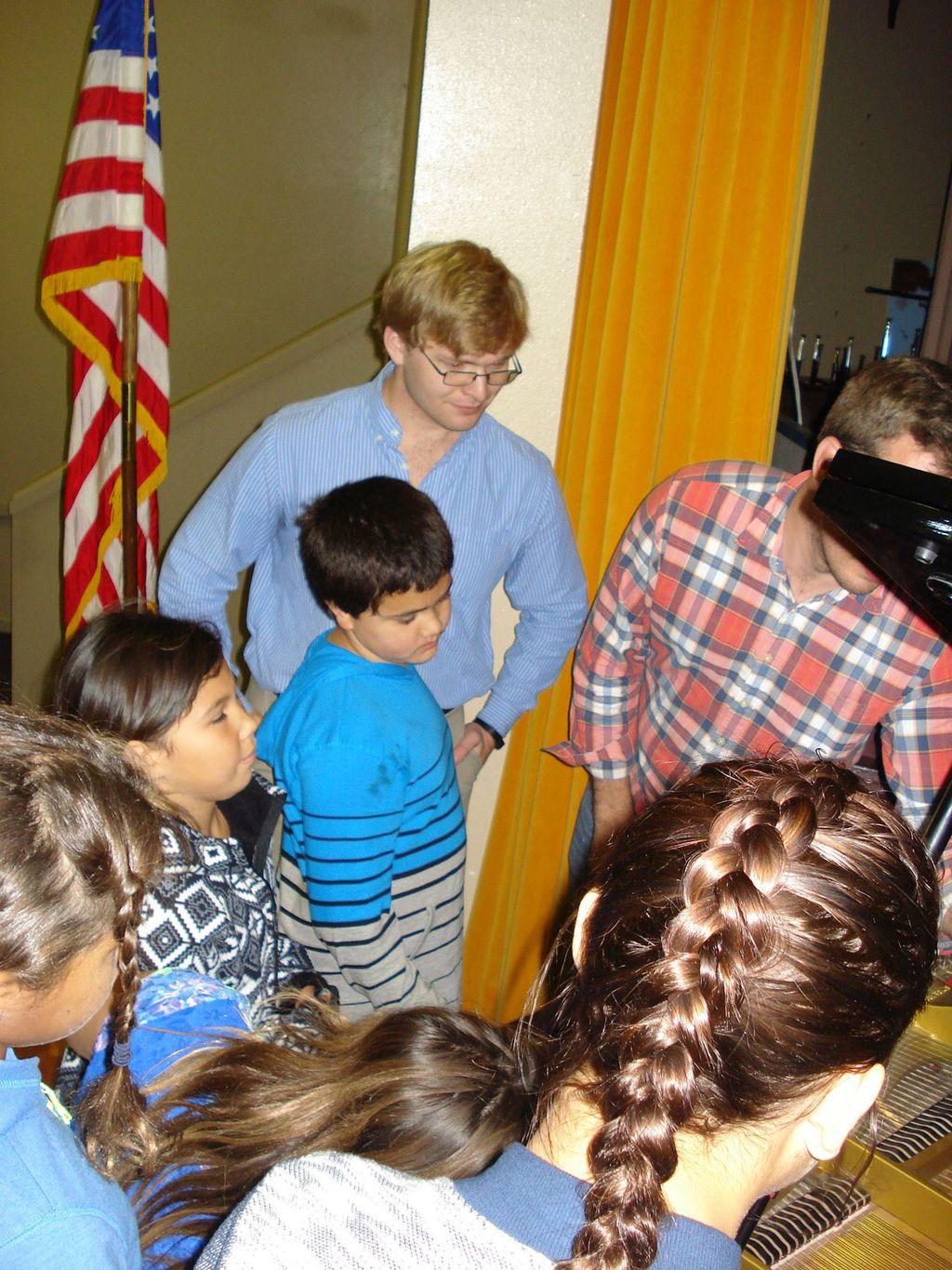 Teaching a music theory workshop in Bristol Bay, A