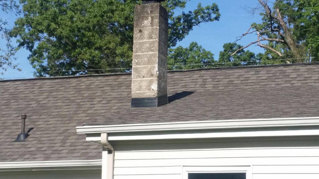 Roof after completion