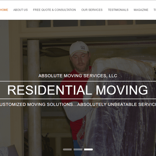 Absolute Moving Company Website
