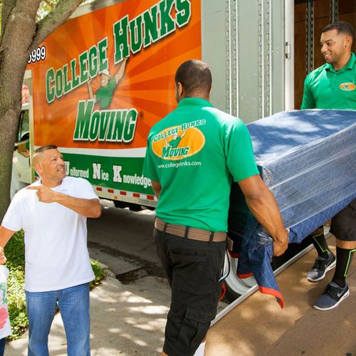 At College Hunks Hauling Junk and Moving, our Prof