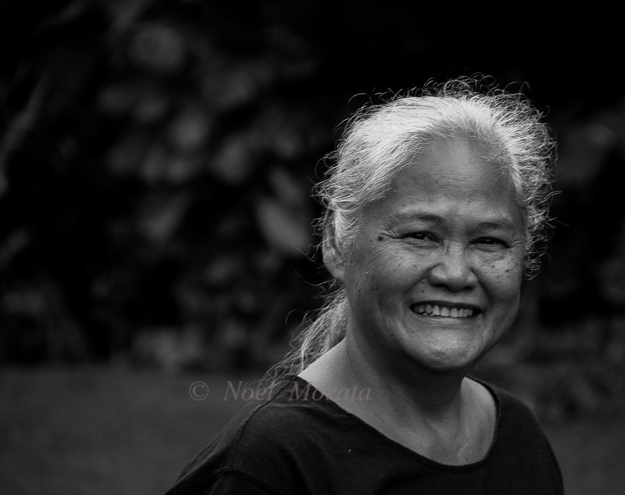 Portrait in black and white