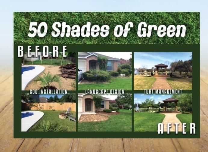 50 Shades of Green
