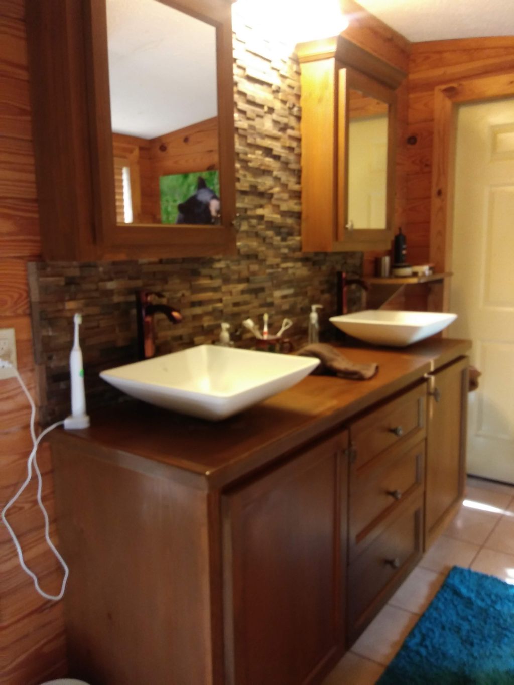 Rustic bathroom