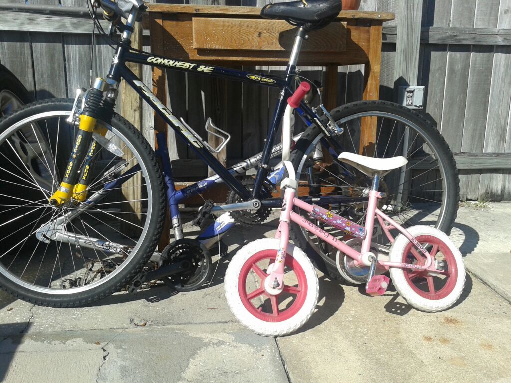 Bikes that I fixed.
