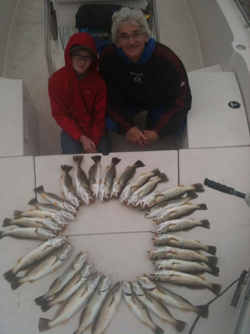 Sand and silver trout
