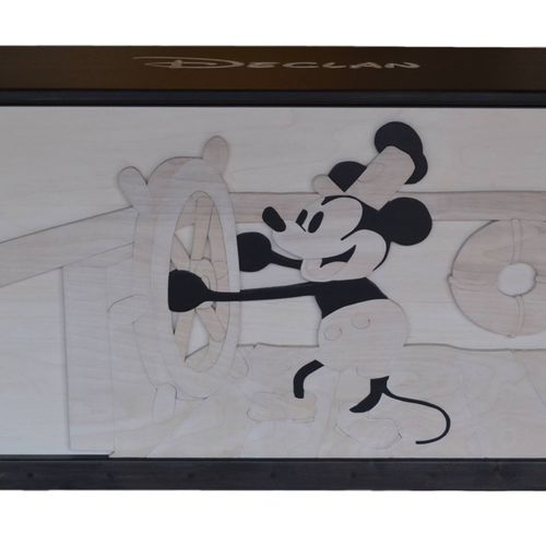 Custom Mickey Mouse chest.