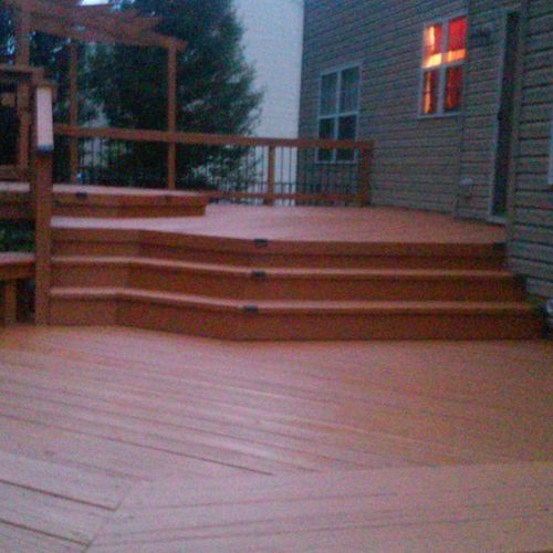 Deck and home Power Washing, Staining, Painting. C