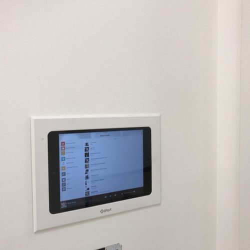 In-Wall Ipad Installation