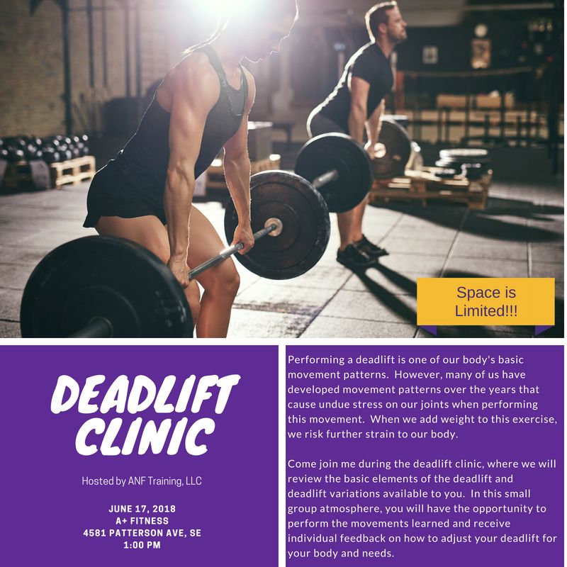 Sample of a technique clinic held Summer 2018