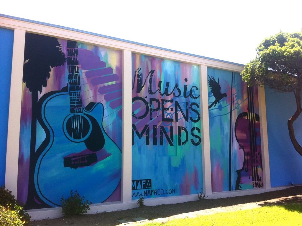 "Music Opens Minds"
Mural for Crown Point Jr. Musi