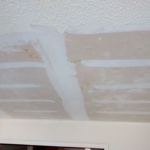 Popcorn Ceiling Removal.