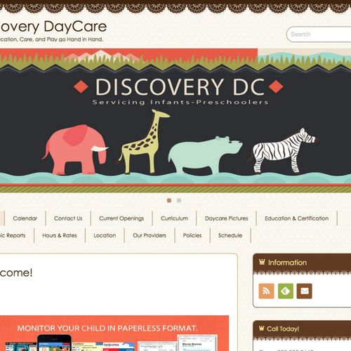 Discovery DayCare Website