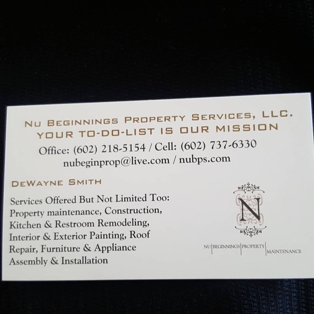 Nu Beginnings Property Services