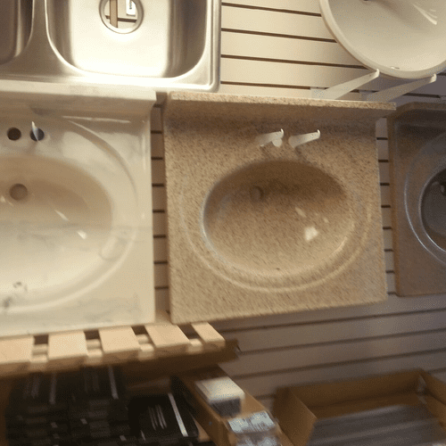 Cultured marble sinks for vanities
