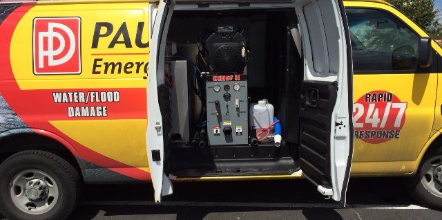 Truck Mount used to clean your carpets and tile & 