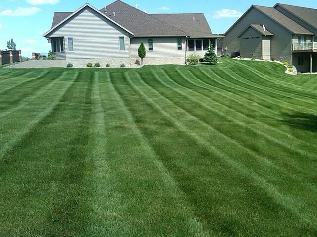 weekly mowing customer.  Also uses us for fertiliz