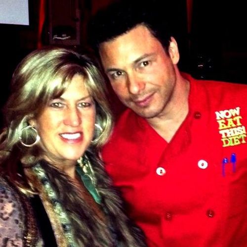 Lisa with Rocco DiSpirito in NYC