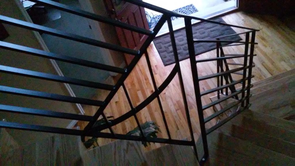 2. After picture of Stair Handrail.