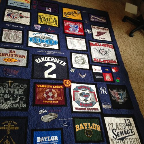 I make T Shirt Quilt or I can teach you how to mak