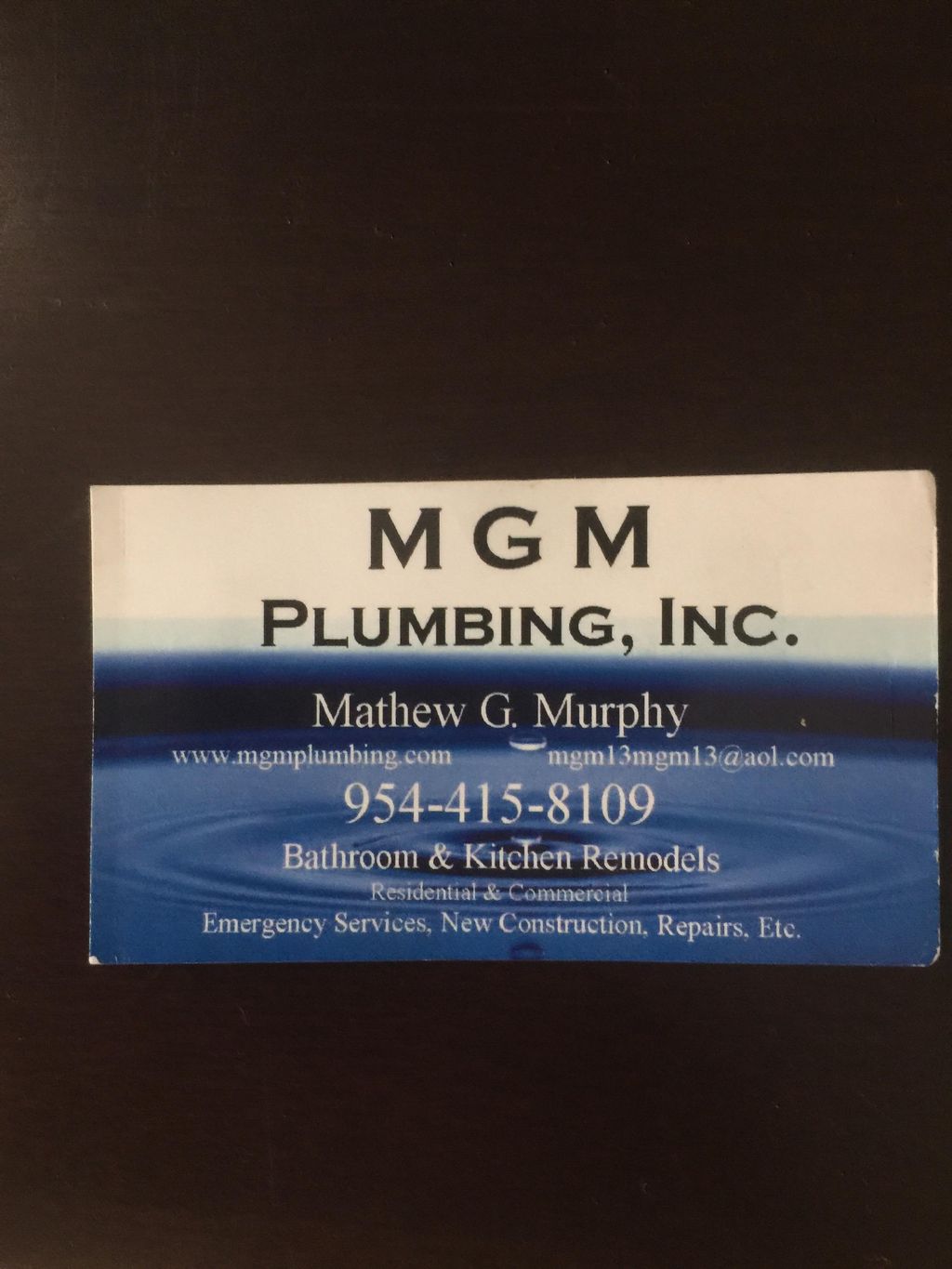 MGM Plumbing Inc.
