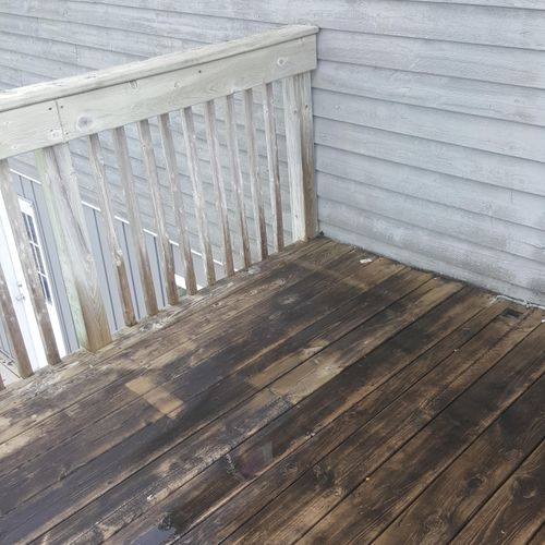 deck before