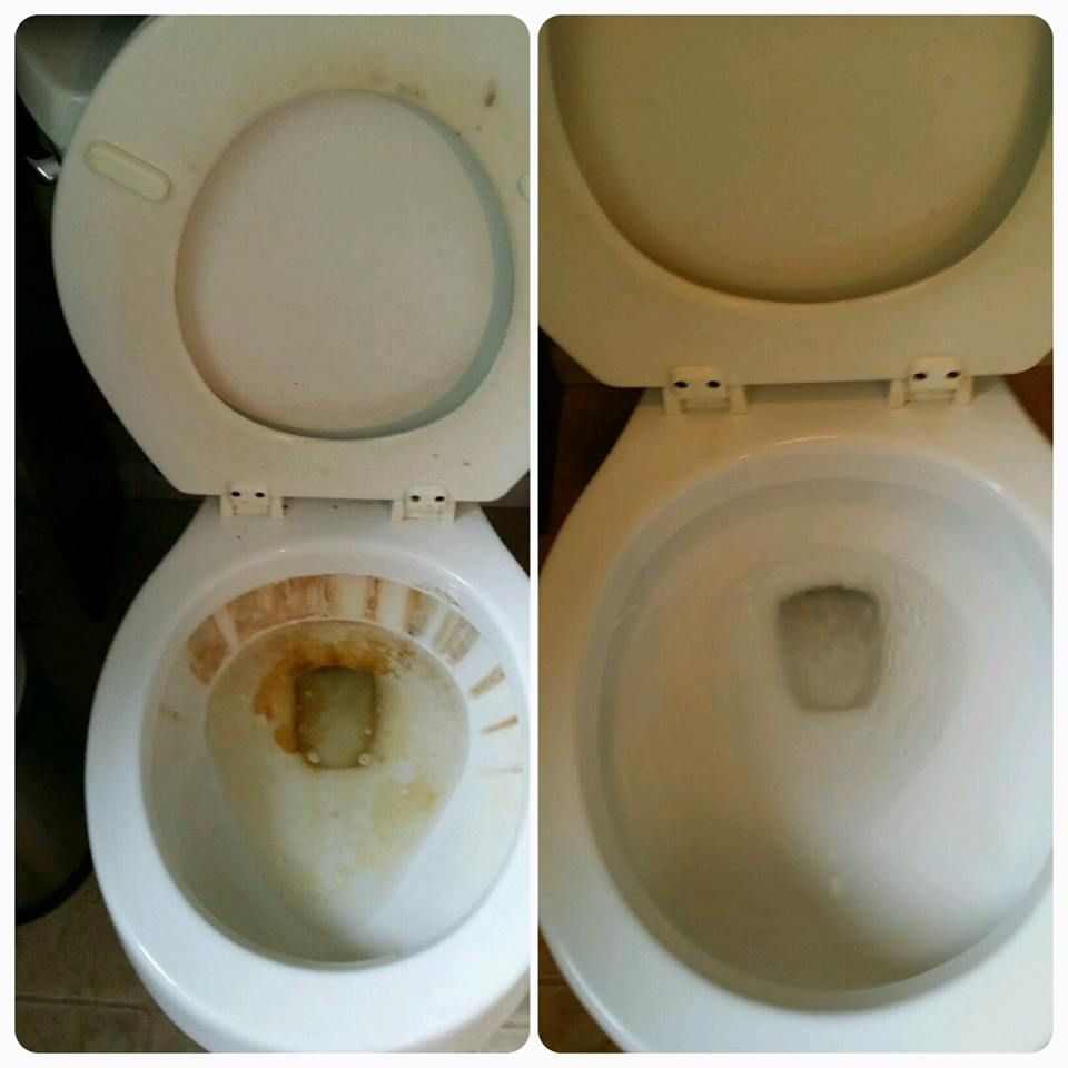 Before and After toilet!!!